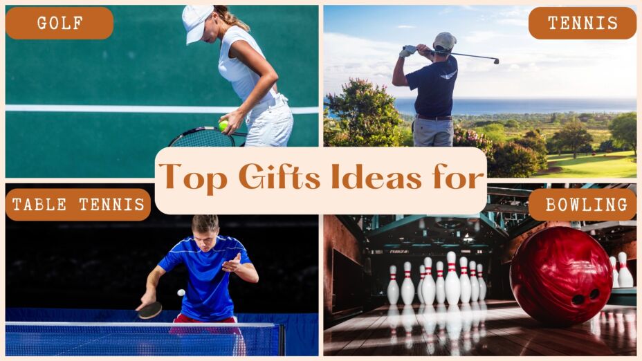Top Gifts for Tennis, Golf, Bowling & Table Tennis Fans