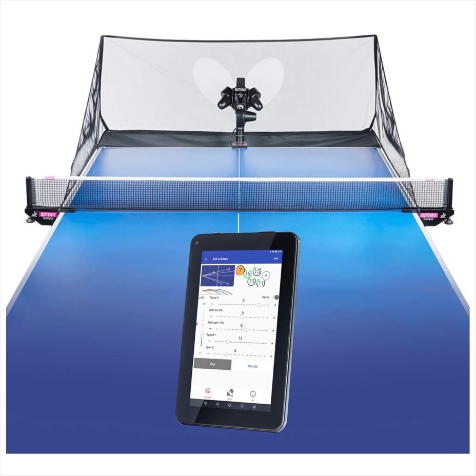 Butterfly Amicus Prime Table Tennis Robot