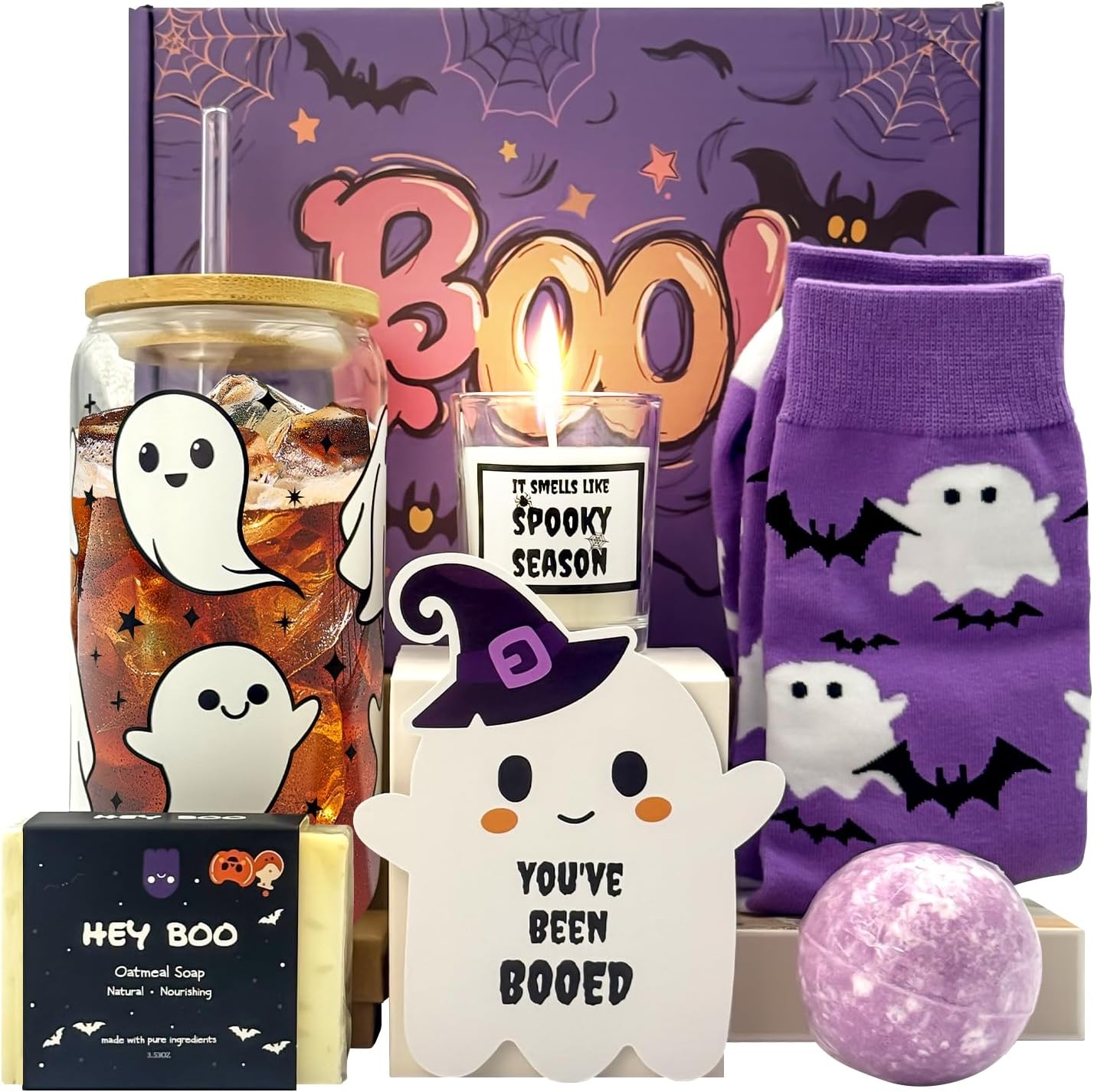 Boo Basket for Tenn – Candle, Socks, Cup & Self-Care Set
