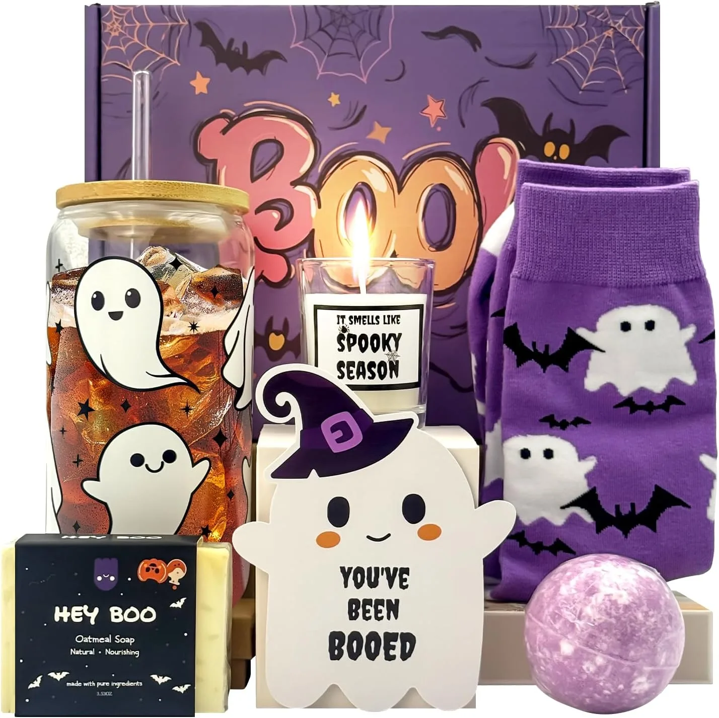 Boo Basket for Tenn – Candle, Socks, Cup & Self-Care Set