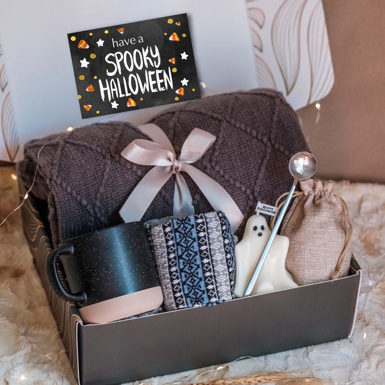 Spooky Halloween Gift Basket – Fall Coworker Care Box