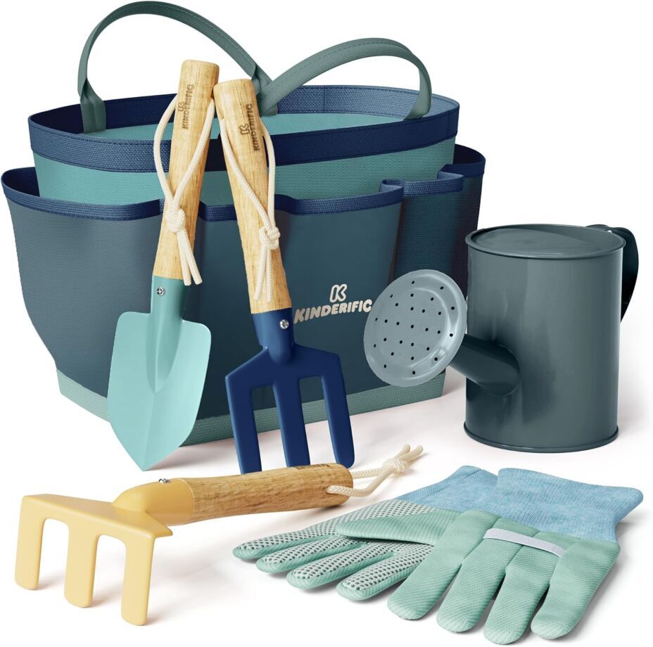 Kinderific Gardening Set, Tool Kit, for Kids