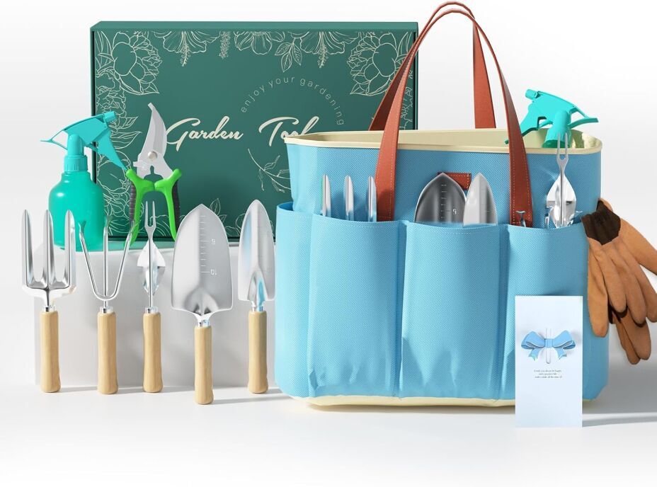 VerdantVibes 9-Piece Garden Tool Set