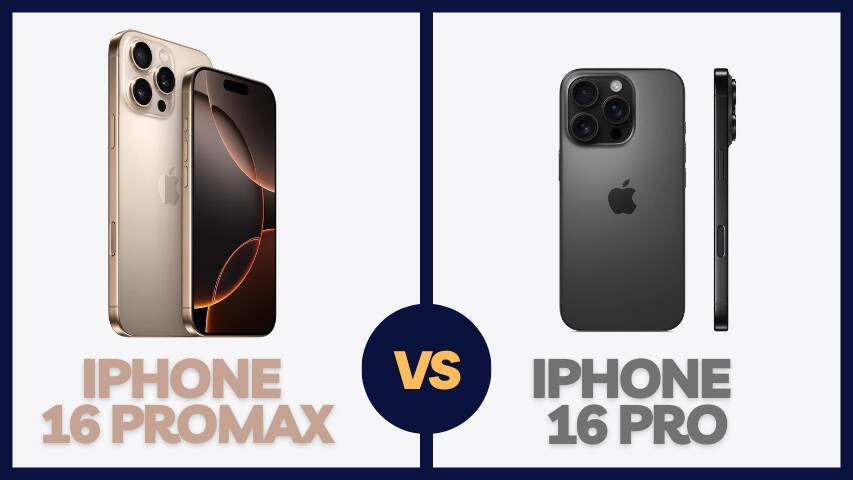 iPhone 16 pro vs. iPhone 16 promax