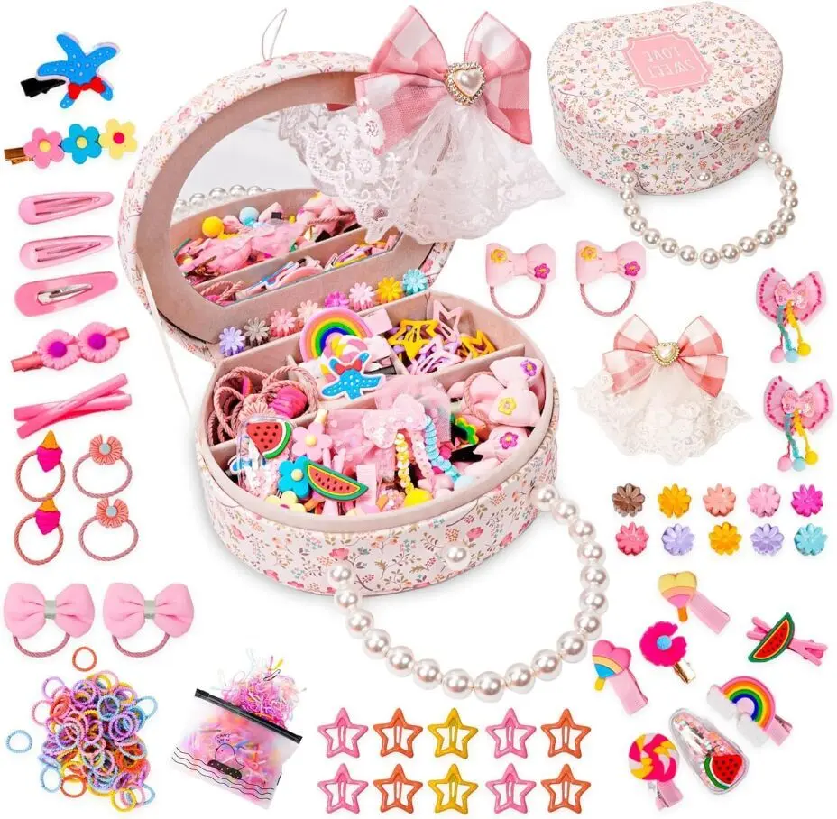 Rolling Art Hair Accessories for Girls Hair Clips