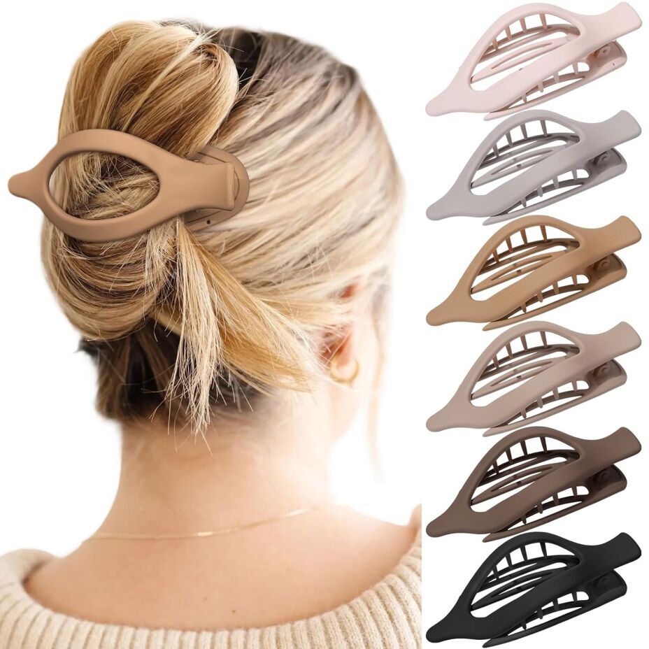 French Concord Hair Clips - 6Pcs