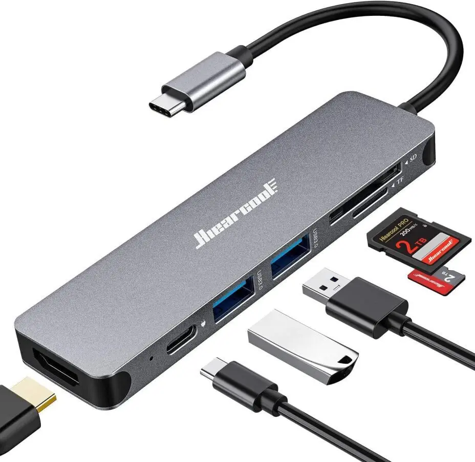 Hiearcool USB C Hub, USB-C Multi-Port Adapter