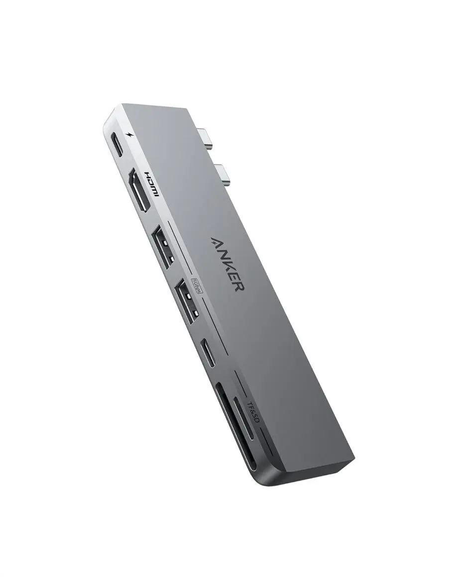 Anker USB C Hub for MacBook, Anker 547 USB-C Hub (7-in-2)