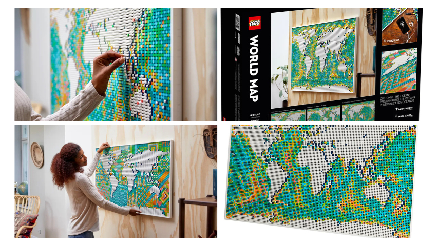 World Map (31203) – LEGO Art