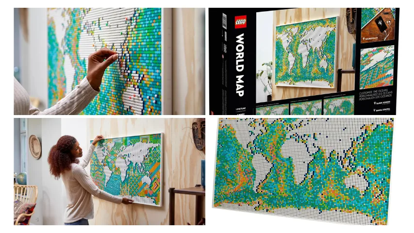 World Map (31203) – LEGO Art