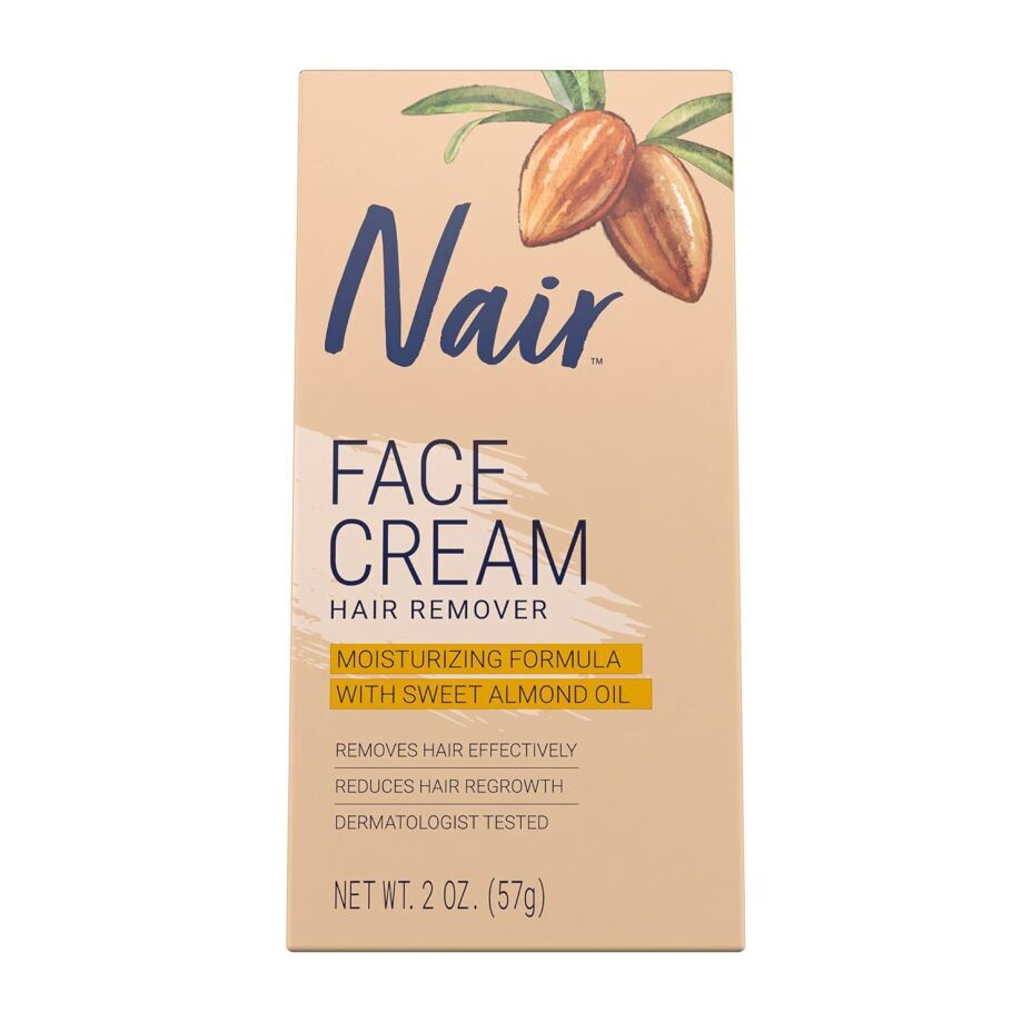 NAIR Exfoliating Facial Hair Removal Cream