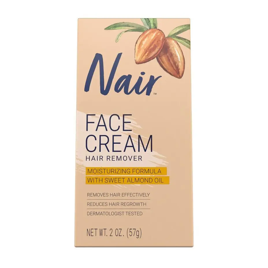 NAIR Exfoliating Facial Hair Removal Cream