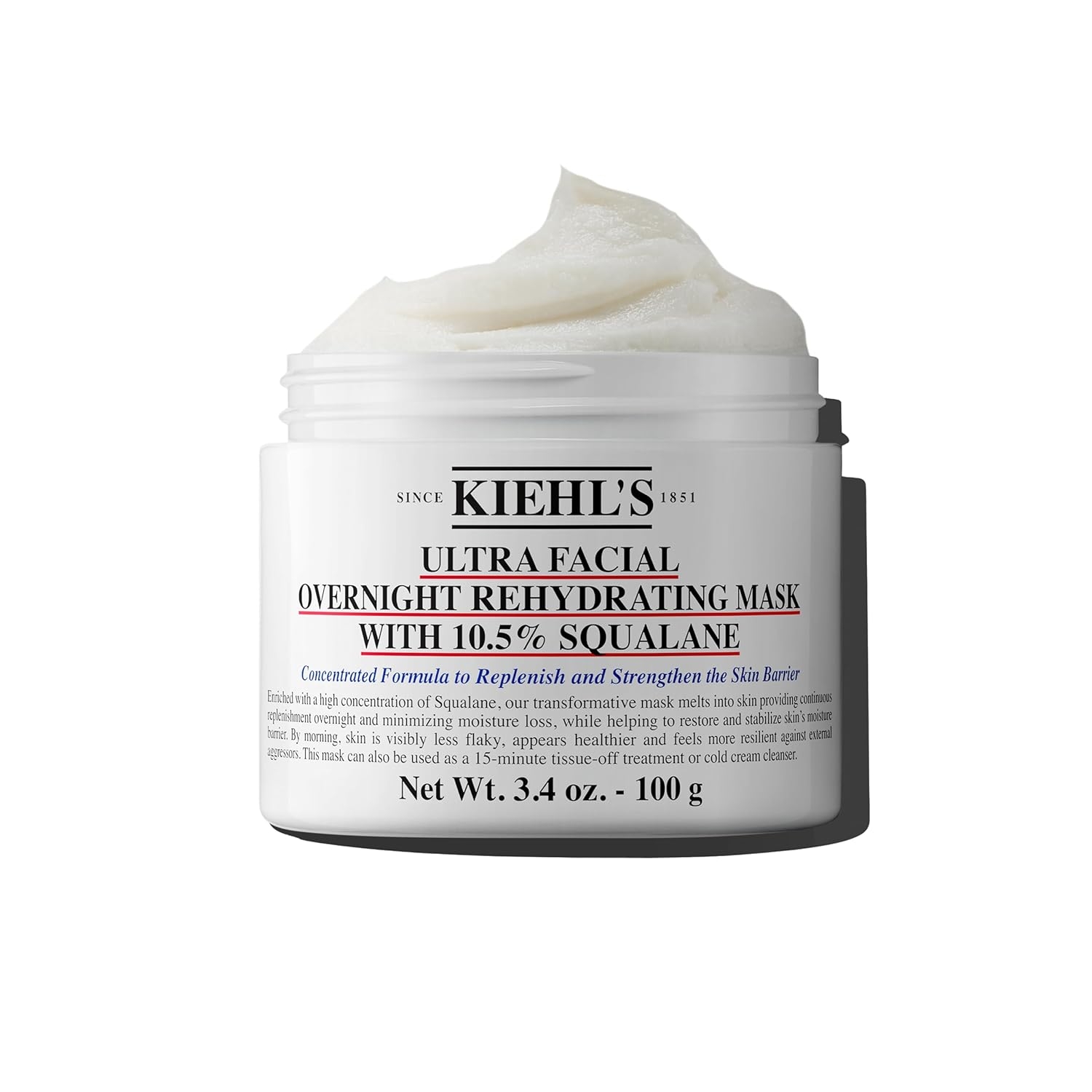 Kiehl’s Ultra Facial Overnight Hydrating Face Mask (10.5% Squalane)