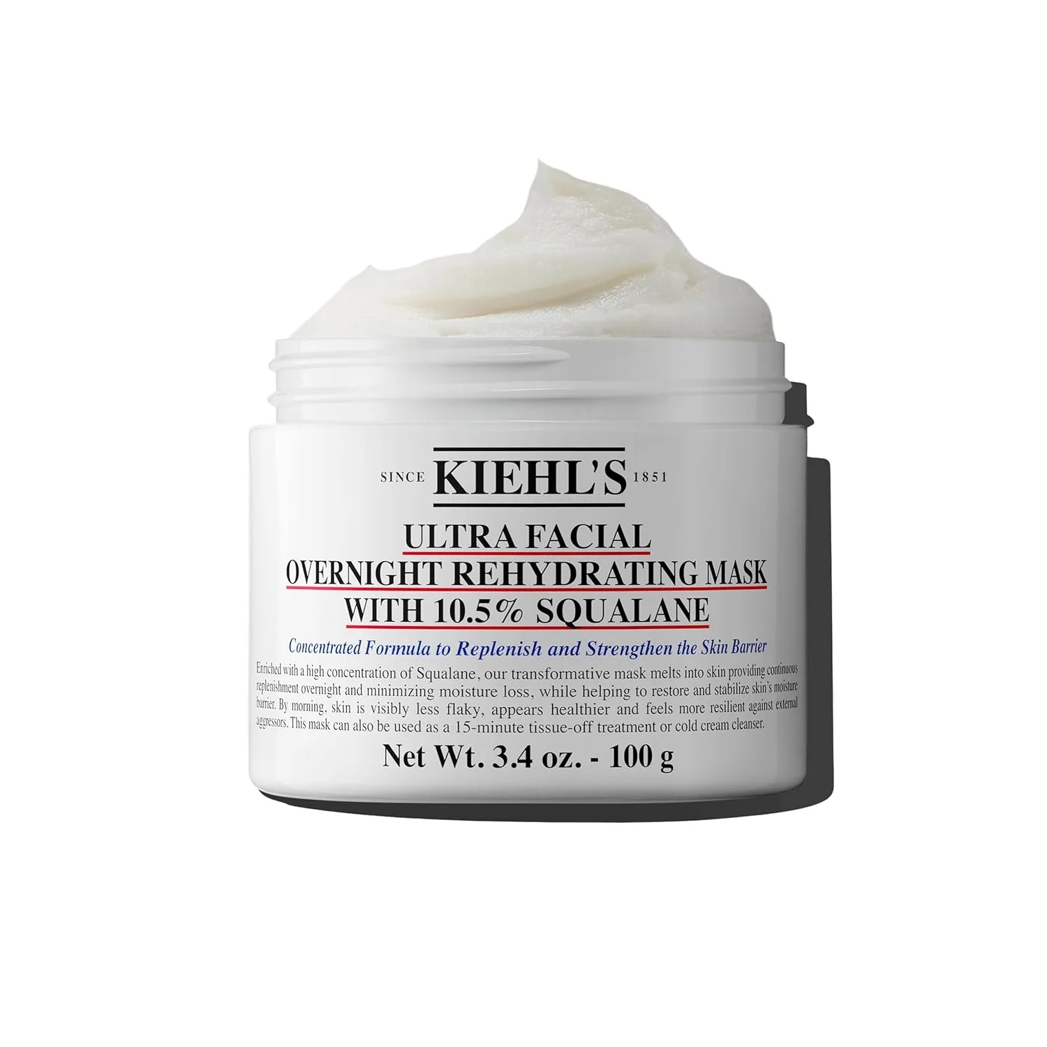 Kiehl’s Ultra Facial Overnight Hydrating Face Mask (10.5% Squalane)