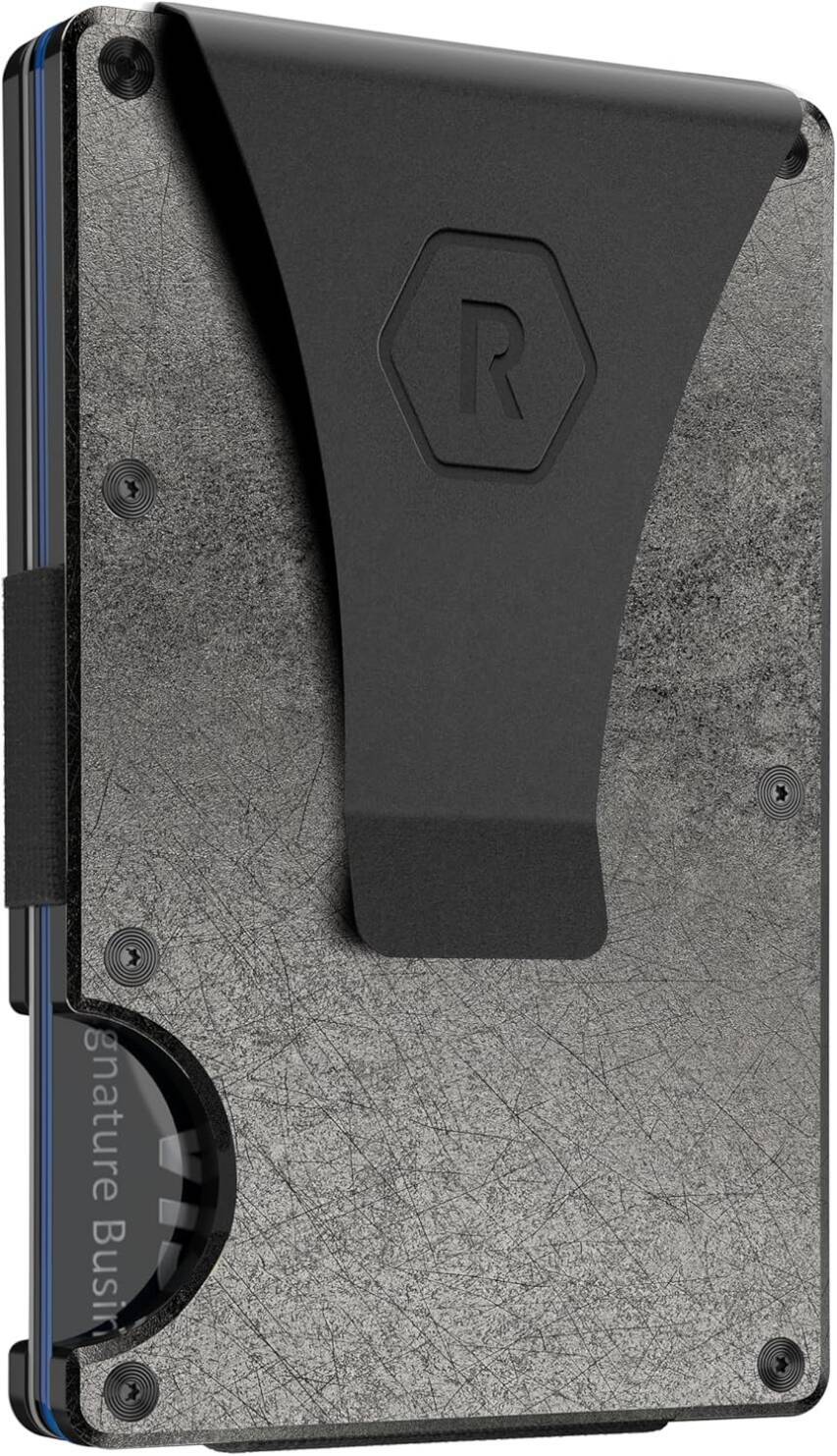 Ridge Wallet – Stonewashed Titanium