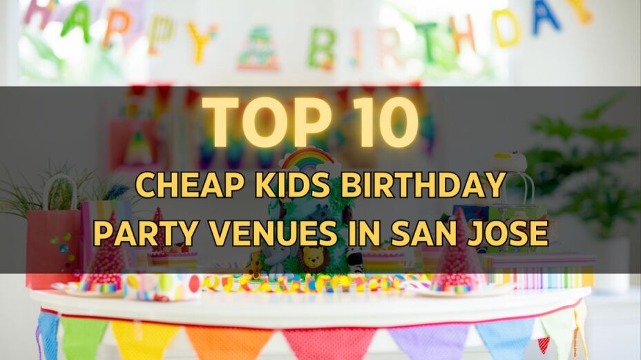 Affordable Kids Birthday Party Venues in San Jose: for Every Age and Interest