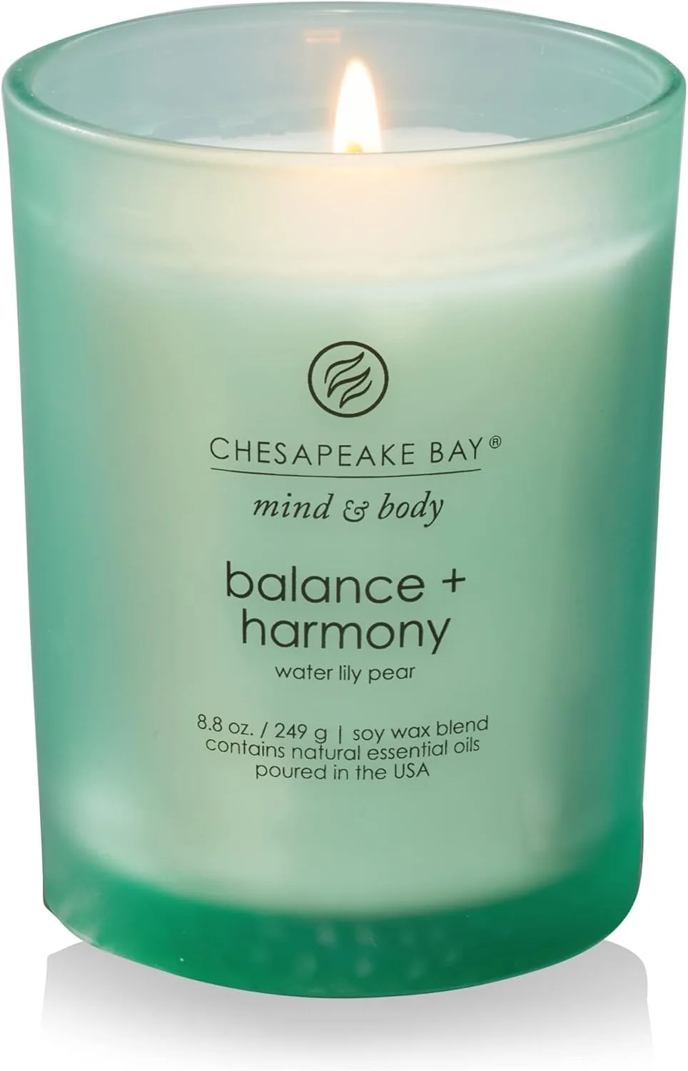 Chesapeake Bay Balance + Harmony Scented Candle Water Lily Pear Fragrance