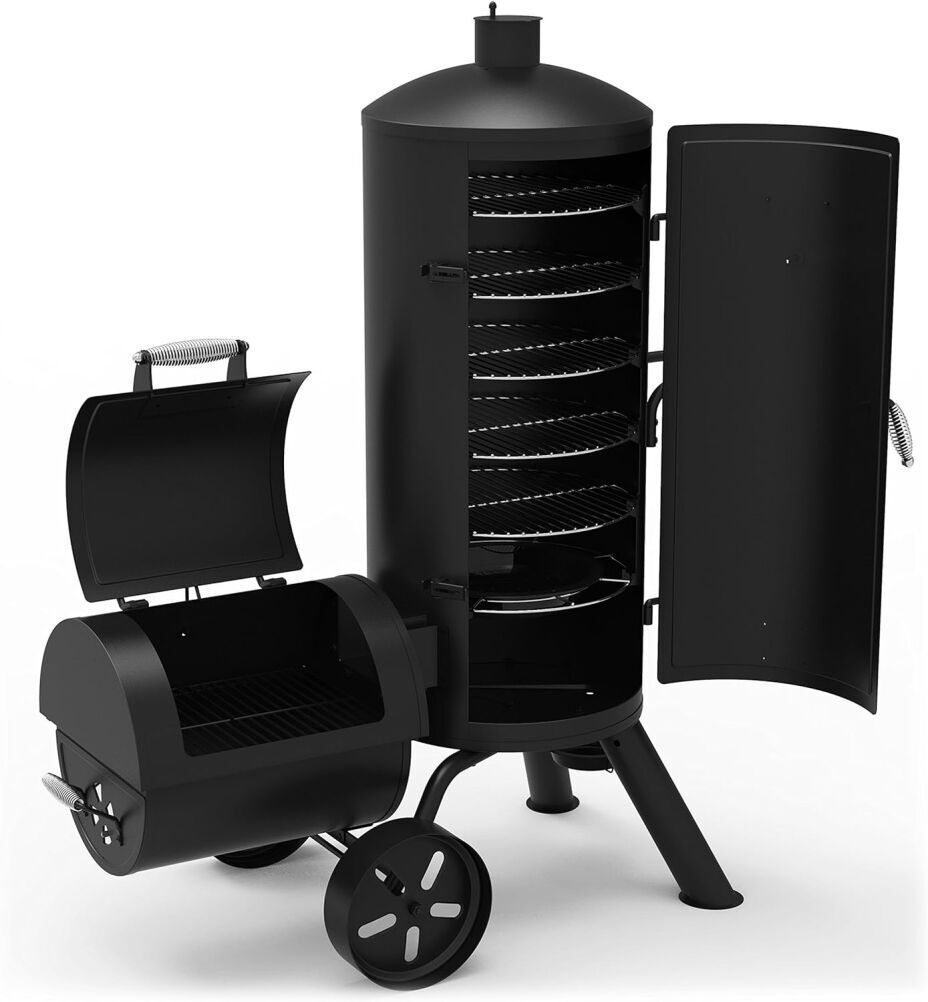 Best Wood BBQ Grill & Smoker Combo