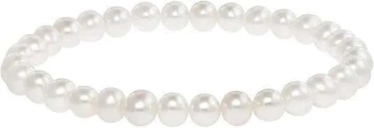 Freshwater Cultured Pearls 7-inch Classic Stretch Strand Pearls