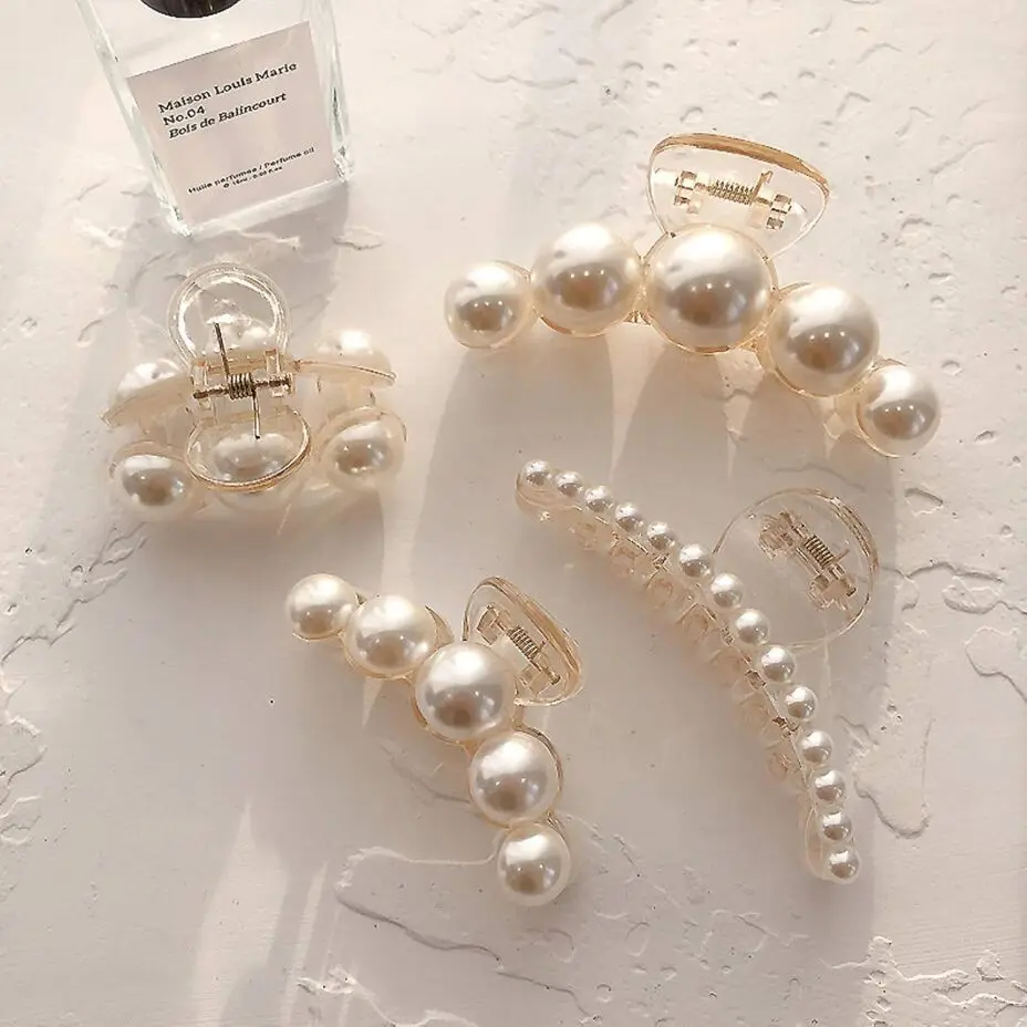 Pearl Hair Clips for Women Girl