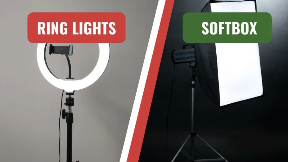 ring light vs softbox​