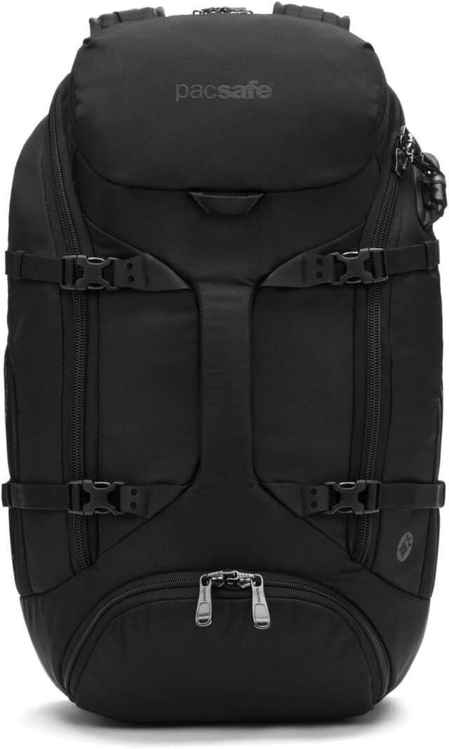 Pacsafe Venturesafe EXP35 Anti Theft Travel Backpack - Secure Black Design