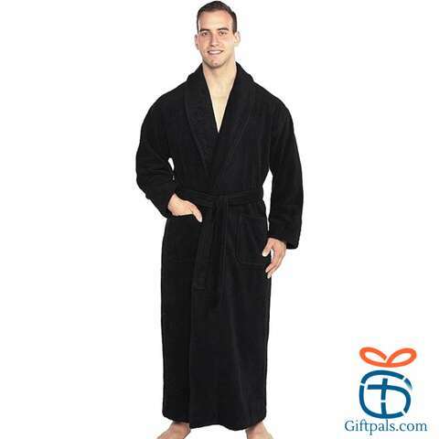 TurkishTowels Terry Bathrobe