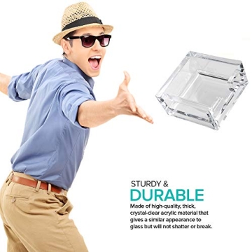 Modern Acrylic Notepad Holder for Desk Organization