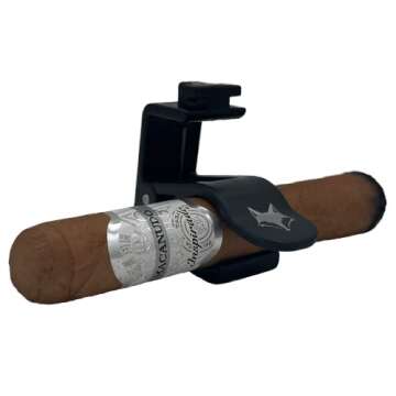 Phone Caddy + Cigar Holder - The Best Phone and Cigar Holder for Golf - Fits All Popular Smart Phones Cigars (Orange)