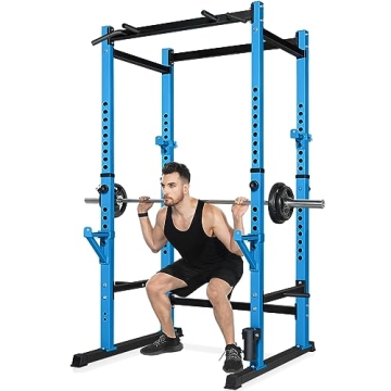 Bongkim Power Rack – Versatile Weight Training Cage for Home Gym, Adjustable 660lb Capacity