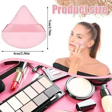 Pimoys 9 Pieces Ultra Soft Powder Puff - Flawless Makeup