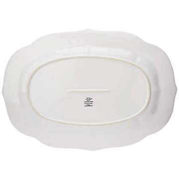 Lenox French Perle Large Serving Platter, White -
