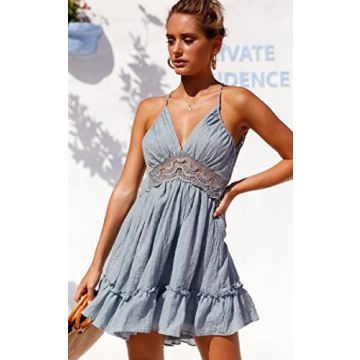 Stylish Lace Mini Skater Dress for Women | Murimia