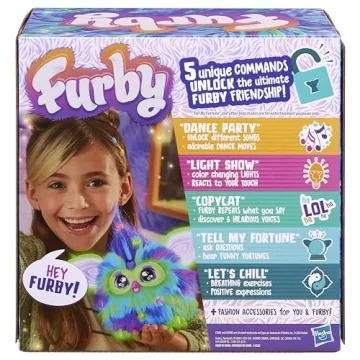 Furby Galaxy Edition Interactive Glow in The Dark Toy