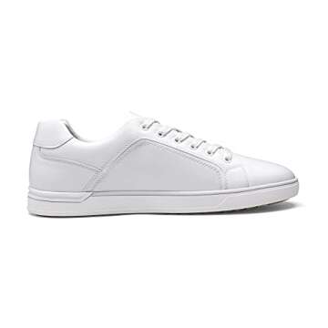 Bruno Marc Men's Casual Dress Sneakers Fashion Oxfords Skate Shoes for Men,White,Size 12,SBFS211M