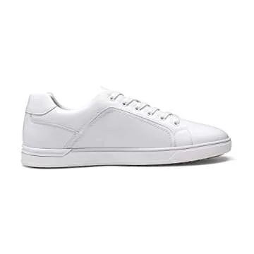 Bruno Marc Men's Casual Dress Sneakers Fashion Oxfords Skate Shoes for Men,White,Size 12,SBFS211M