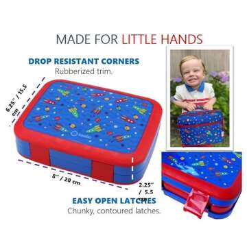 Ultimate Bento Box Set for Kids with Thermal Jar