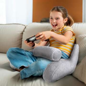 Comfortable Reading Pillow for Kids and Adults with Neck Support