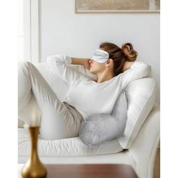 Comfortable Reading Pillow for Kids and Adults with Neck Support