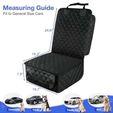 PETICON Waterproof Front Seat Car Cover for Full Protection