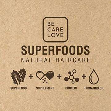 Be Care Love SuperFoods Damage Detox Shampoo 12 Fl Oz