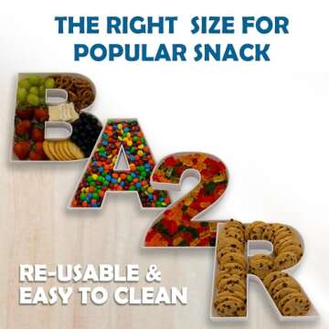 10" Reusable Eco-Friendly Tray for Treats and Charcuterie