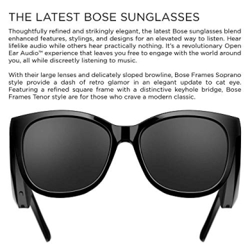 Bose Frames Soprano Bluetooth Audio Sunglasses for All