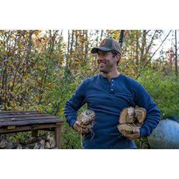 Sherpa Lined Waffle Henley for Men - Ultimate Warmth