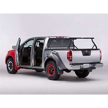 TMS Steel Adjustable Pickup Truck Rack 2 Bar Set