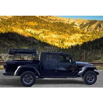 TMS Steel Adjustable Pickup Truck Rack 2 Bar Set