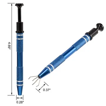 ANCIRS Stainless Steel 4-Claw Pick Up Tool for Tiny Objects