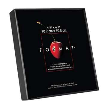 MCS Format Picture Frames - Sleek Black Gallery Wall Frames, 6-Pack