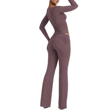 HESUUIO Women's Stylish Lounge 2 Piece Tracksuit Set