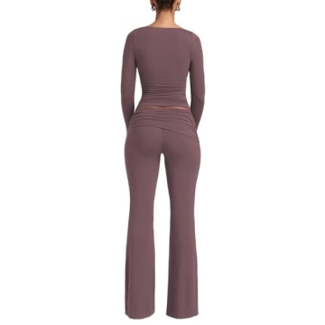 HESUUIO Women's Stylish Lounge 2 Piece Tracksuit Set
